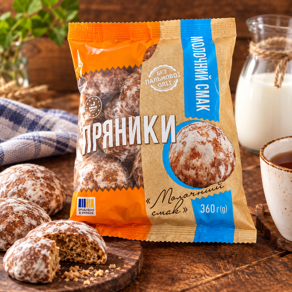 Prjaniki mit Milchgeschmack