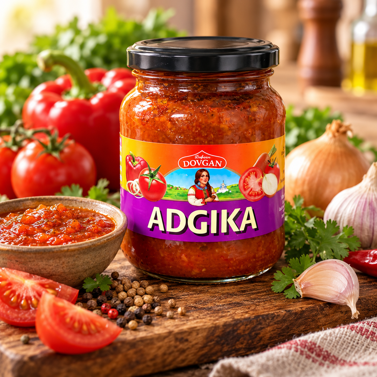 Adgika Tomaten-Paprika-Gemüsesauce