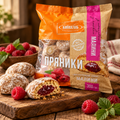 Prjaniki mit Himbeerfüllung