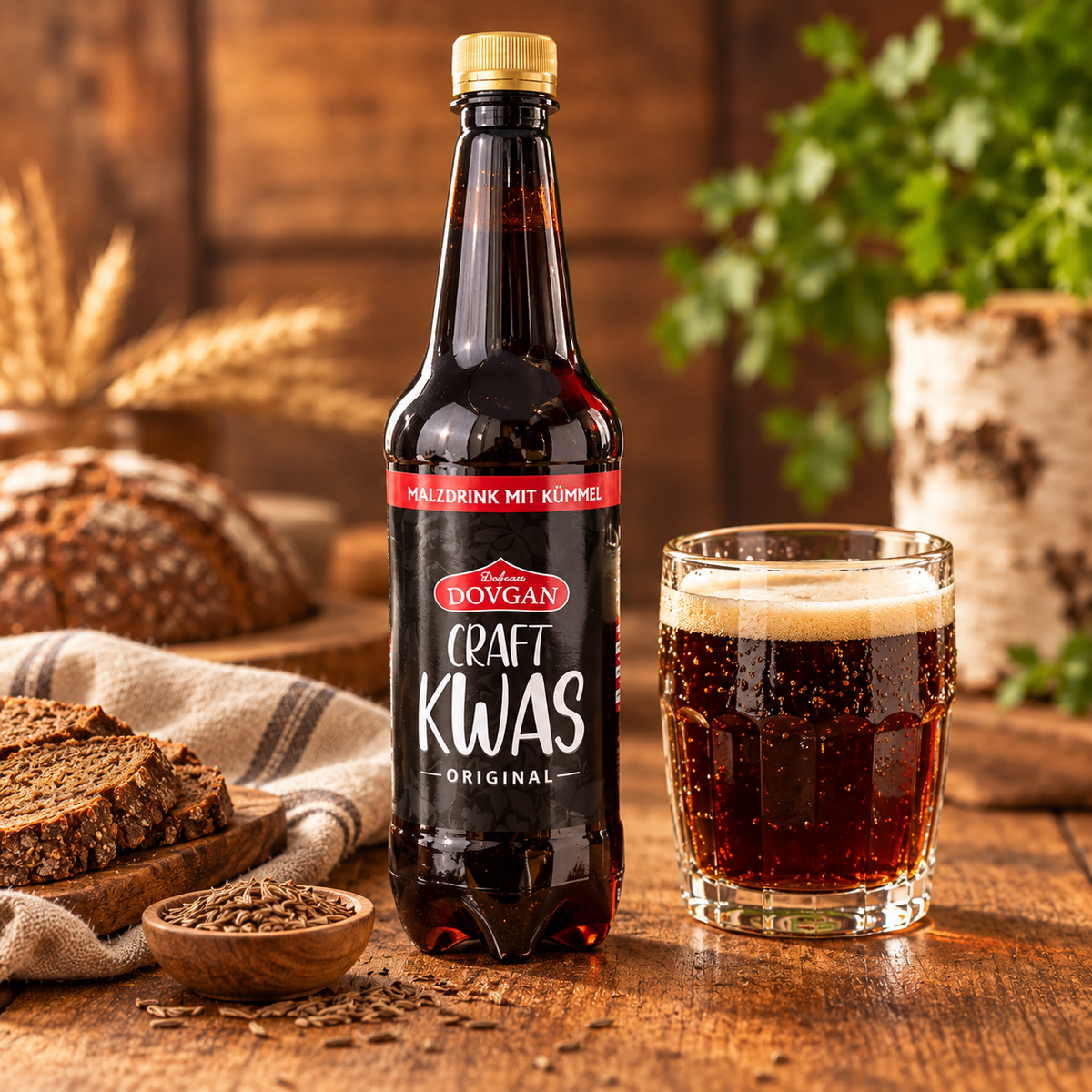 Kwas Original – Malzgetränk mit Kümmel