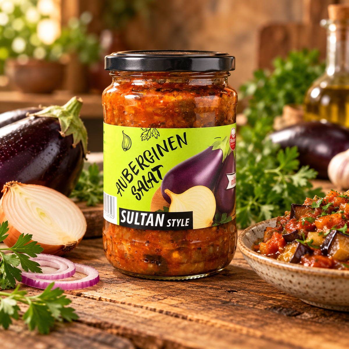 Auberginensalat Sultan Style mild