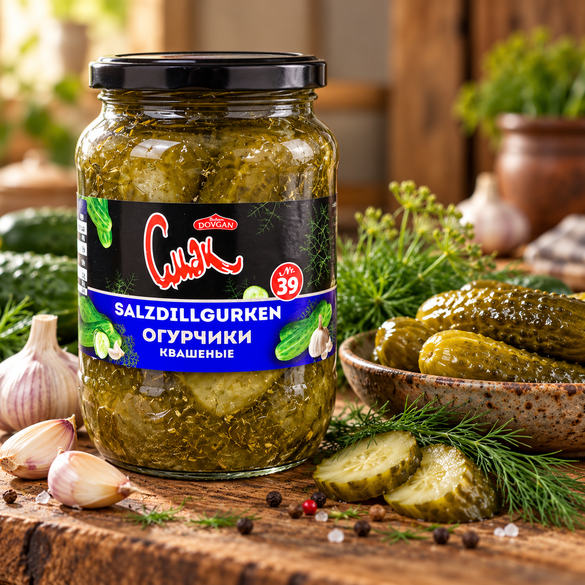 Salzdillgurken DOVGAN