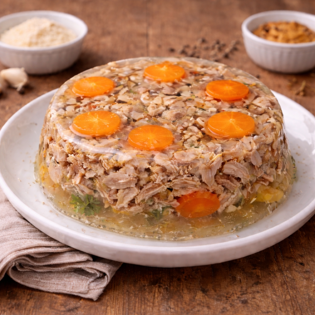 Cholodez Sülze russisches Aspik aus Rindfleisch