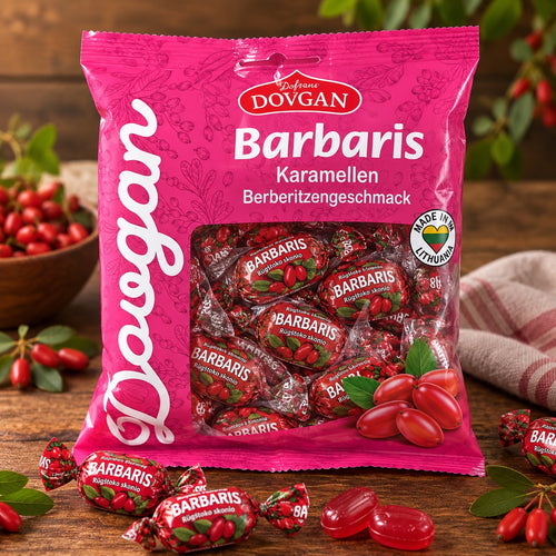 DOVGAN Barbaris Karamellen Berberitzengeschmack 200 g