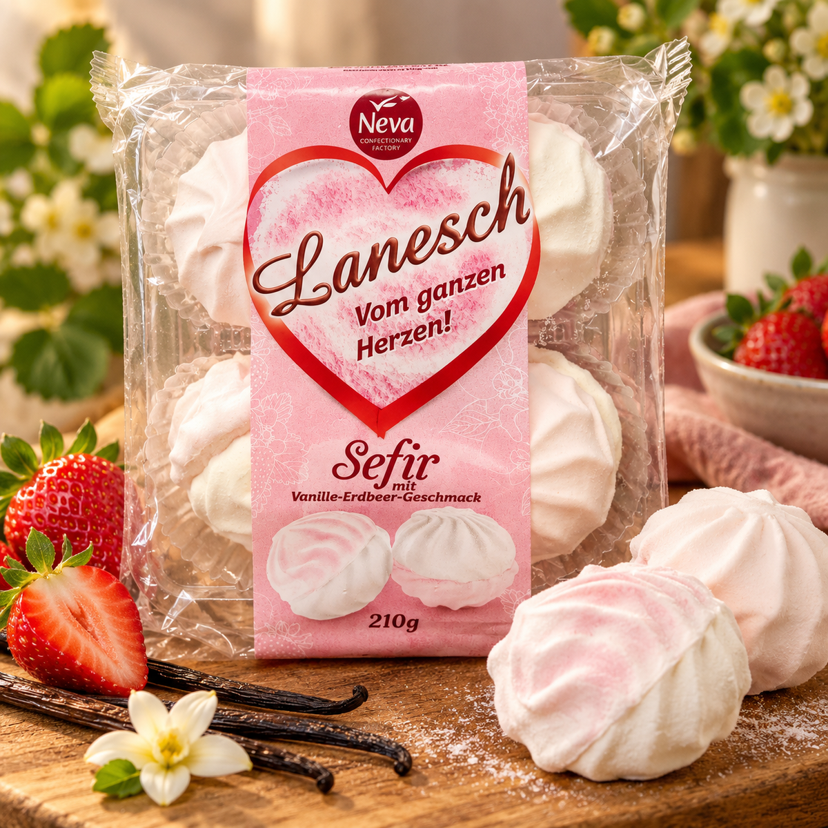Neva Sefir mit Vanille-Erdbeer-Geschmack 210 g
