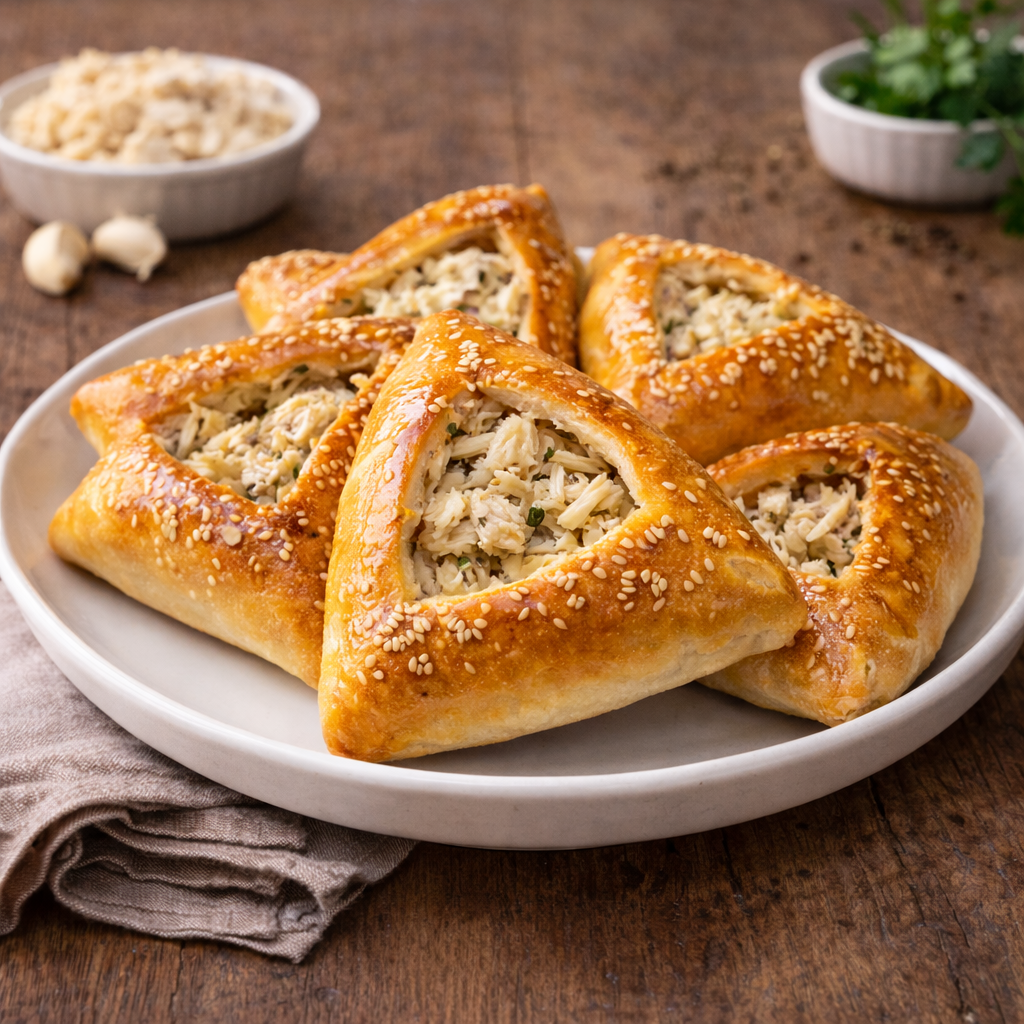 Pirojki Teigtaschen aus Hefeteig