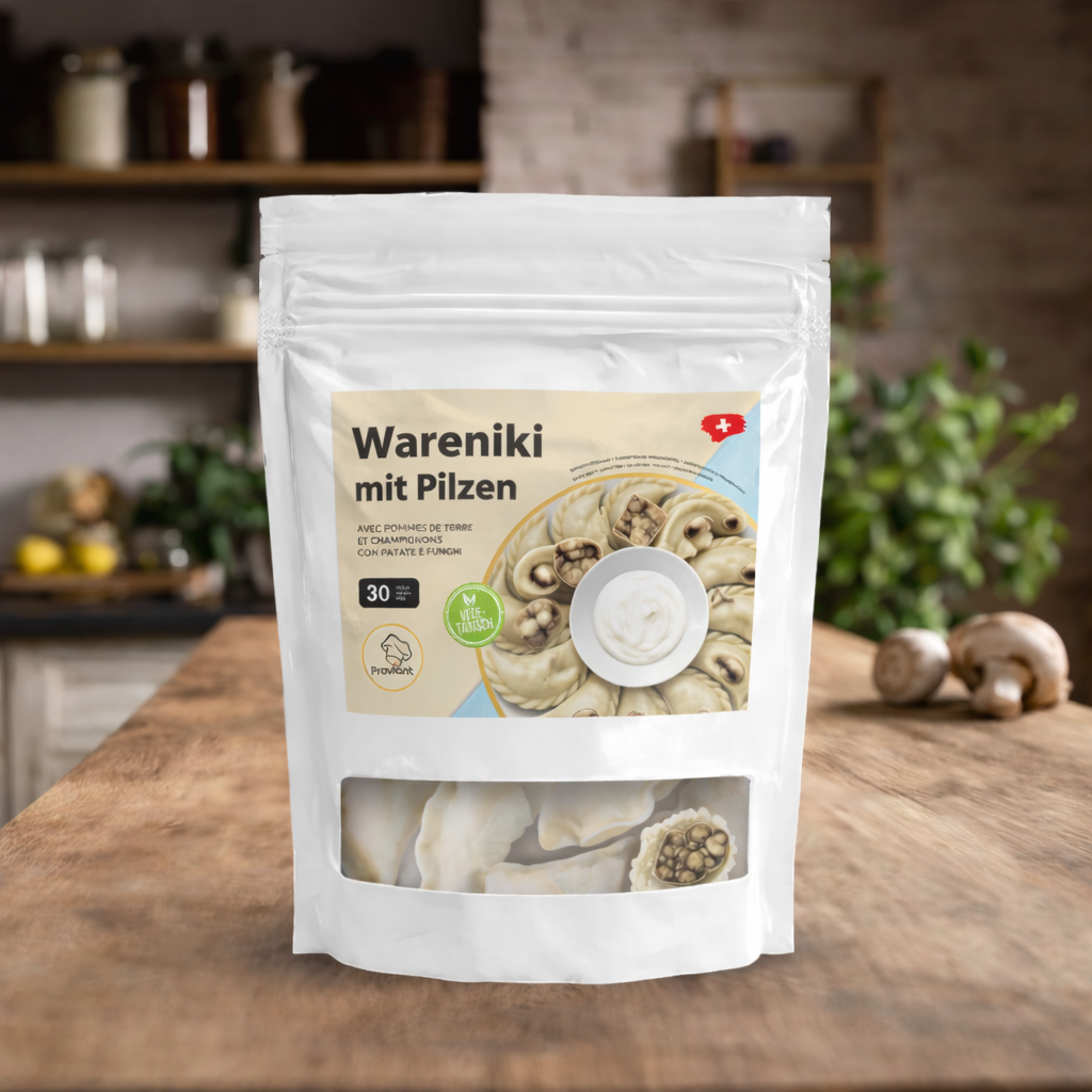 Wareniki mit Pilzen – russische Teigtaschen mit Pilzfüllung